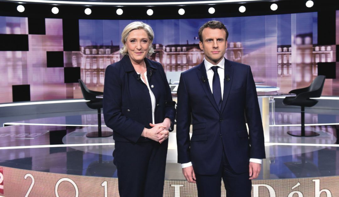 Emmanuel Macron și Marine Le Pen, confruntare într-o dezbatere televizată, înainte de turul doi al alegerilor prezidențiale
