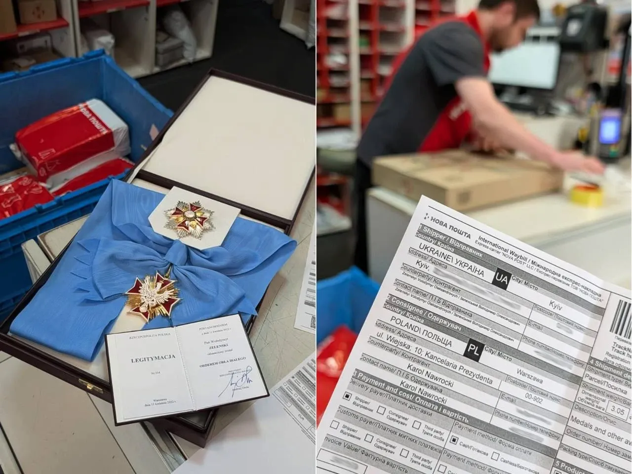 Zelenski a returnat prin poștă cea mai înaltă decorație de stat a Poloniei, după ce i-a fost retrasă de președintele Nawrocki