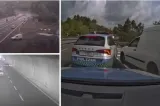 Cursă nebunească pe o autostradă din Italia. O șoferiță de naționalitate germană a mers 50 km pe contrasens: femeia era drogată