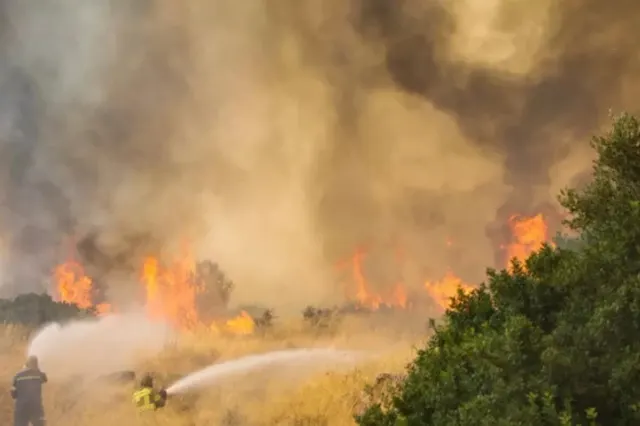 Risc major de incendii în Grecia