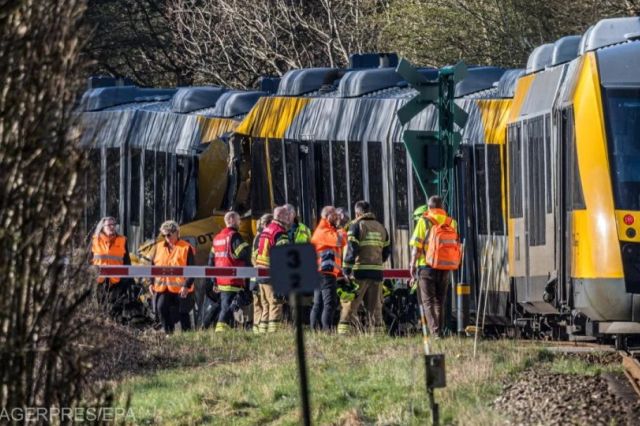 Grav accident feroviar în Danemarca